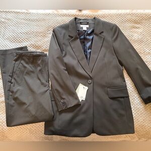 H&M Gray/Dark Green Women's Suit